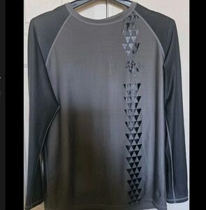 Da Hui Rash Guard XXL Black Gray Men's 21" Pit To Pit